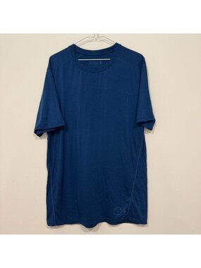 Smartwool Mens Merino 150 Plant Based Dye Short Sleeve T-shirt Size L Blue